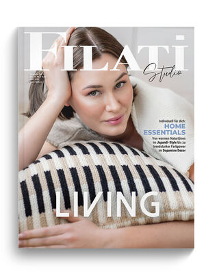 LIVING No. 1 - Magasin (DE) + Strikkeopskrifter (DK) 
