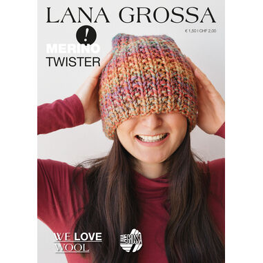 Lana Grossa MERINO TWISTER Booklet - German Edition