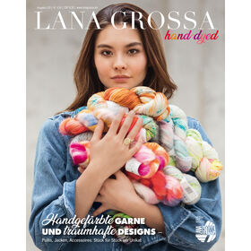 HAND-DYED - Magasin (DE) + Strikkeopskrifter (DK) fra Lana Grossa