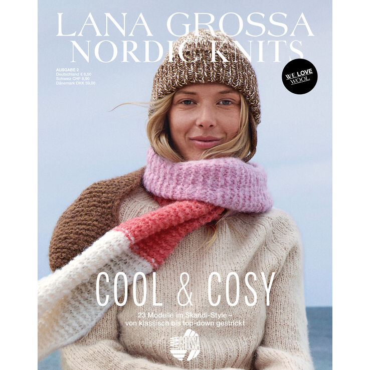 Nordic Knits No. 2 - Magasin (DE) + Strikkeopskrifter (DK) fra Lana Grossa