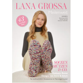 MEILENWEIT No. 6 - Magasin (DE) + Opskrifter (DK) fra Lana Grossa