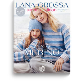 Merino Edition No. 4 - Magasin (DE) + Strikkeopskrifter (DK) fra Lana Grossa