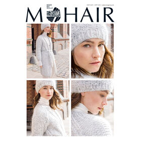 MOHAIR Booklet - Magasin (DE) + Strikkeopskrifter (DK) fra Lana Grossa