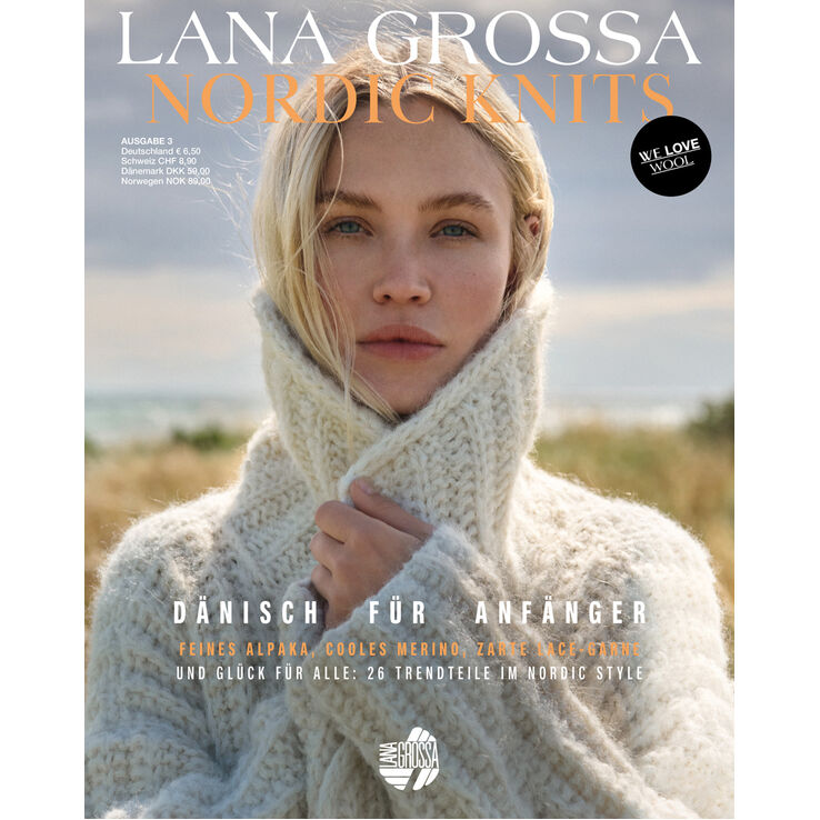 Nordic Knits No. 3 - Magasin (DE) + Strikkeopskrifter (DK) fra Lana Grossa
