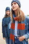 Lana Grossa TØRKLÆDE I COLLEGE-LOOK Cool Wool - Strikkeopskrift (NO)
