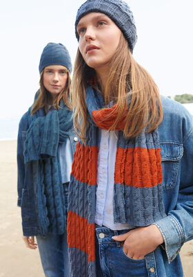 TØRKLÆDE I COLLEGE-LOOK Cool Wool - Strikkeopskrift (NO) fra Lana Grossa
