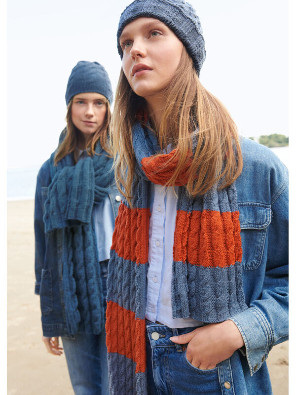 Lana Grossa TØRKLÆDE I COLLEGE-LOOK Cool Wool - Strikkeopskrift (NO)