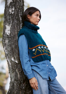 SLIPOVER Ecopuno Chunky - Strikkeopskrift (SE) fra Lana Grossa