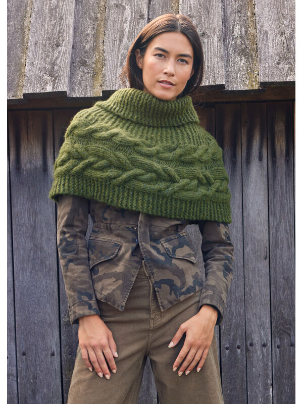 Lana Grossa CAPE Ecopuno Chunky - Strikkeopskrift (SE)
