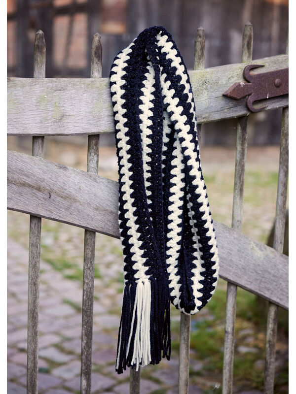 Lana Grossa SJAL Alta Moda Cashmere 16 & Brillino - Strikkeopskrift (SE)