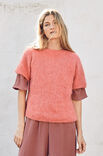 Lana Grossa KORTÆRMET BLUSE Brigitte No. 3