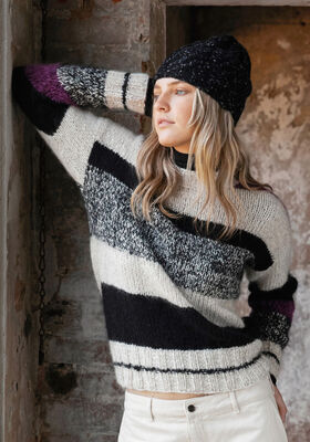 PULLOVER Brigitte No. 2 & Brigitte No. 3 - Strikkeopskrift (SE) fra Lana Grossa