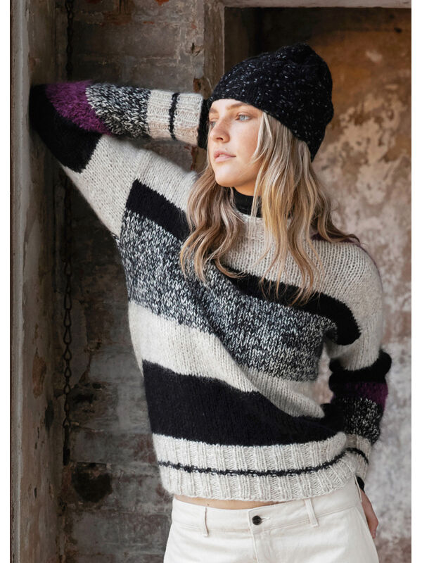 Lana Grossa PULLOVER Brigitte No. 2 & Brigitte No. 3 - Strikkeopskrift (SE)