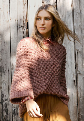 PULLOVER Brigitte No. 2 - Strikkeopskrift (SE) fra Lana Grossa