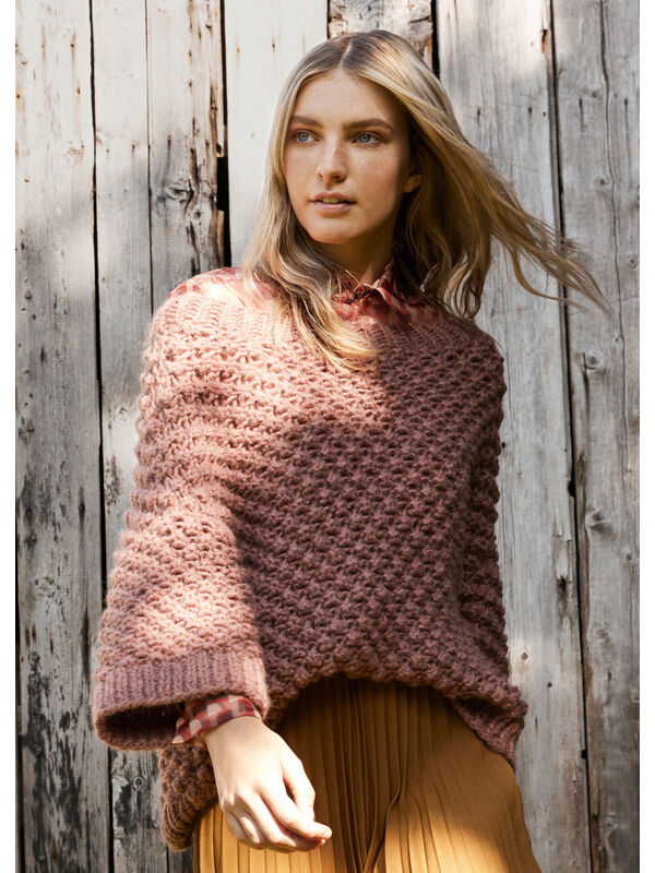 Lana Grossa PULLOVER Brigitte No. 2 - Strikkeopskrift (SE)
