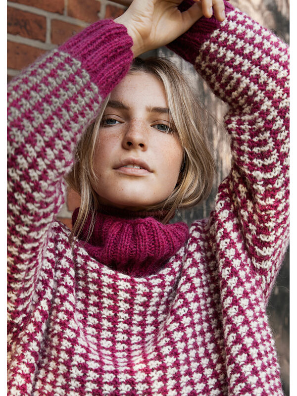Lana Grossa PULLOVER Brigitte No. 2 - Strikkeopskrift (SE)