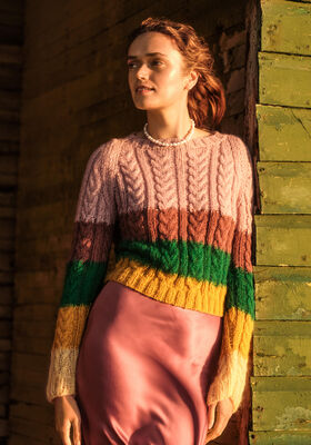 PULLOVER Brigitte No. 2 & Brigitte No. 3 - Strikkeopskrift (SE) fra Lana Grossa