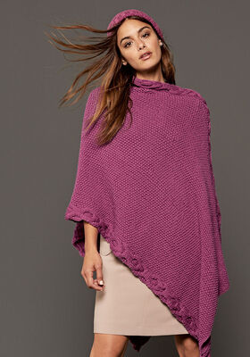 PONCHO Bingo fra Lana Grossa