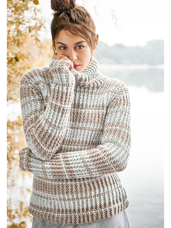 Lana Grossa STRIBET SWEATER Alta Moda Cashmere 16