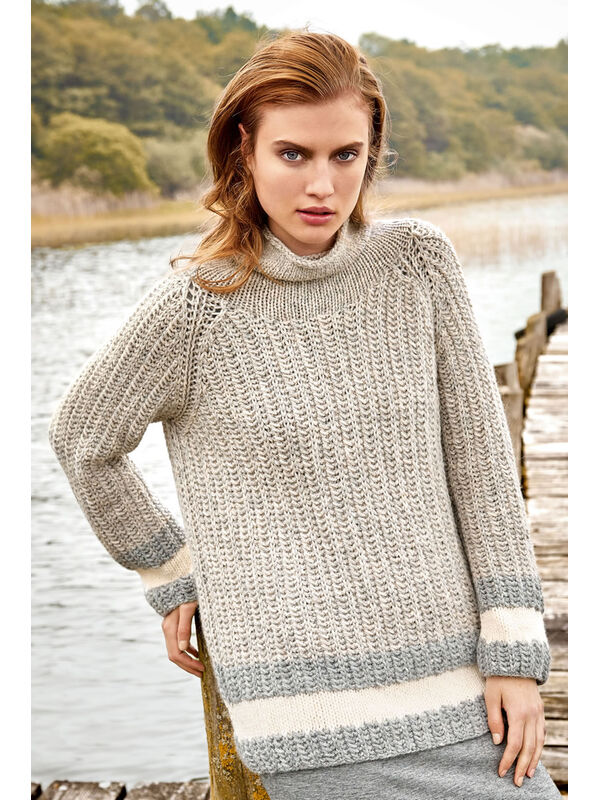 Lana Grossa RAGLANSWEATER Alta Moda Alpaca