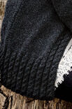 Lana Grossa JAKKE MED SNONINGER I KANTERNE OG KRAVEN ALta Moda Alpaca