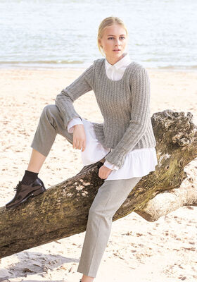 SWEATER Cashmere 16 Fine fra Lana Grossa