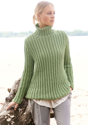 PULLOVER Bingo Melange fra Lana Grossa