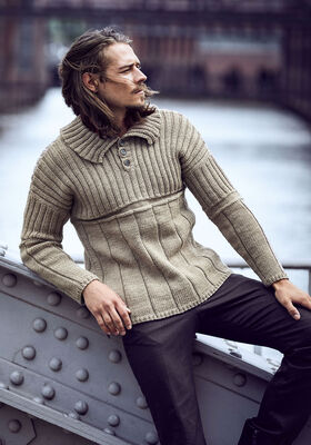 PULLOVER Bingo Melange fra Lana Grossa