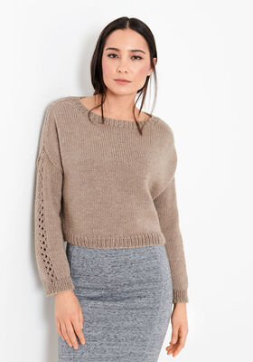 PULLOVER Bingo Melange fra Lana Grossa