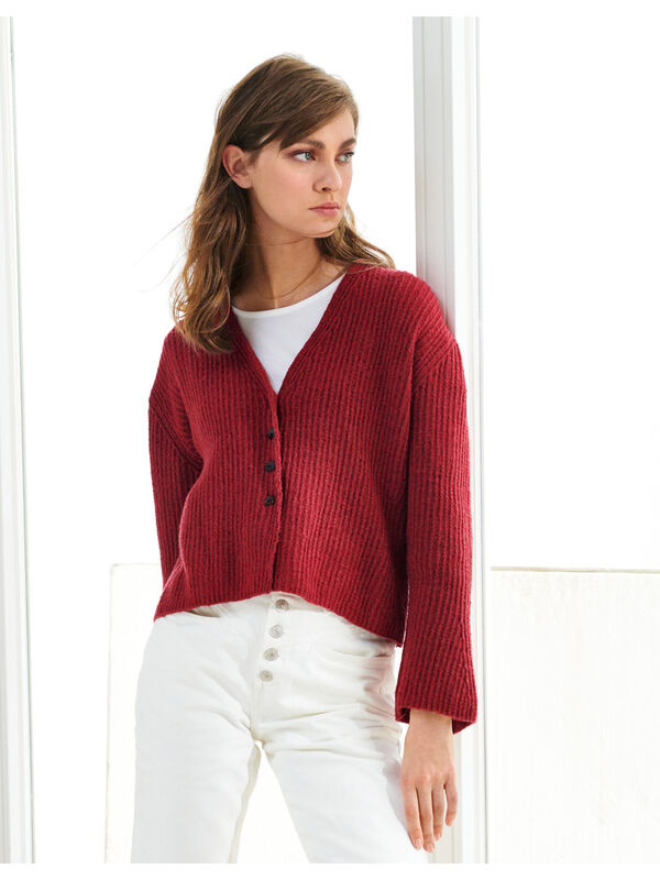 Lana Grossa JAKKE Cashmere 16 Fine - Strikkeopskrift (NO)