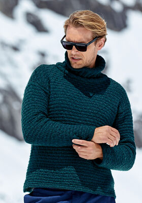 PULLOVER Alta Moda Cashmere 16 (MAND) - Strikkeopskrift (NO) fra Lana Grossa