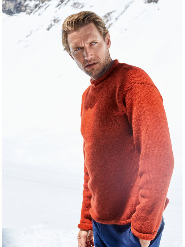 Lana Grossa PULLOVER Alta Moda Alpaca - Strikkeopskrift (NO)
