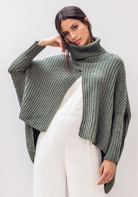 PONCHOSWEATER Cashmere 16 Fine fra Lana Grossa