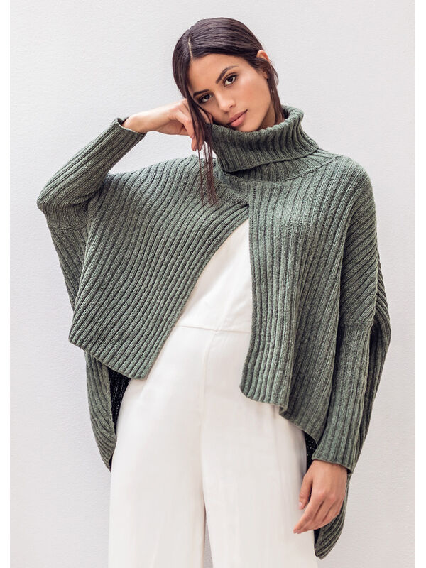 Lana Grossa PONCHOSWEATER Cashmere 16 Fine