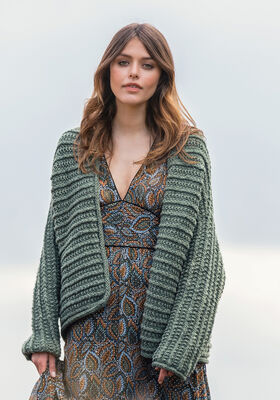 JAKKE Alta Moda Cashmere 16 - Strikkeopskrift (NO) fra Lana Grossa