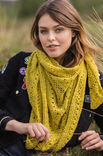 Lana Grossa TREKANTTØRKLÆDE Cool Wool Lace - Strikkeopskrift (NO)