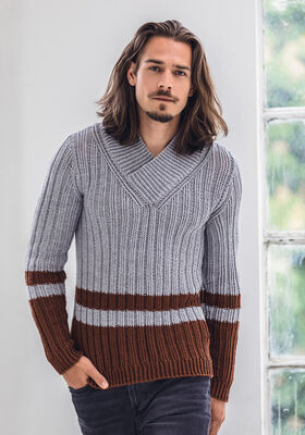 PULLOVER Cool Wool Big Melange - Strikkeopskrift (NO) fra Lana Grossa