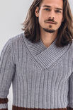 Lana Grossa PULLOVER Cool Wool Big Melange - Strikkeopskrift (NO)
