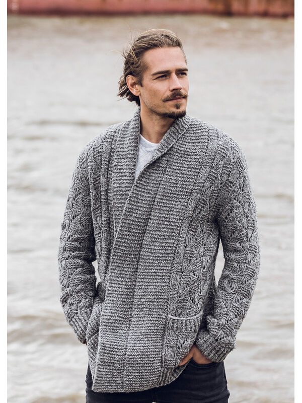 Lana Grossa CARDIGAN Fusione - Strikkeopskrift (NO)