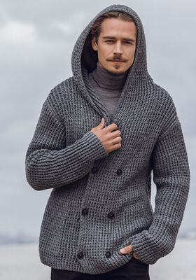 HÆTTEJAKKE Alta Moda Cashmere 16 - Strikkeopskrift (NO) fra Lana Grossa