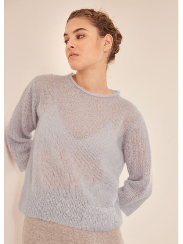 Lana Grossa SWEATER Silkhair - Strikkeopskrift (SE)