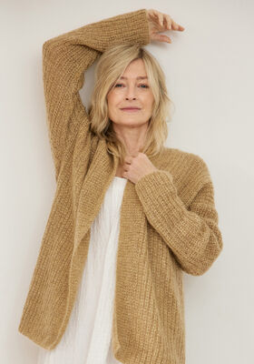 CARDIGAN Silkhair & Brillino - Strikkeopskrift (SE) fra Lana Grossa
