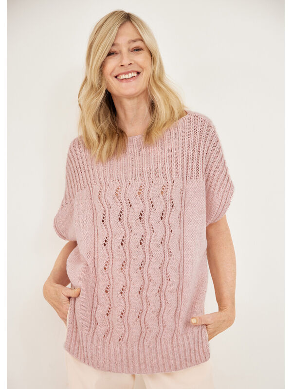 Lana Grossa SWEATER Linarte - Strikkeopskrift (SE)