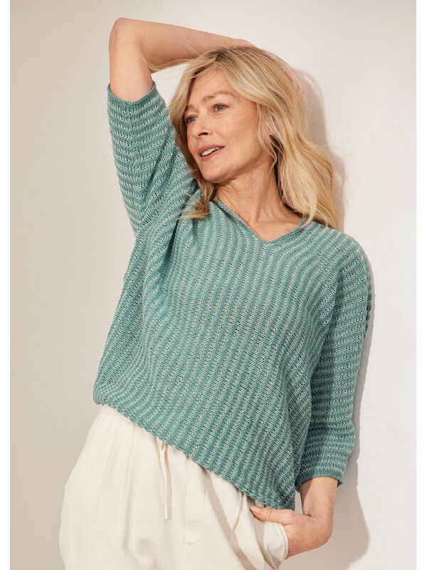 Lana Grossa SWEATER Fourseason & Capri - Strikkeopskrift (SE)