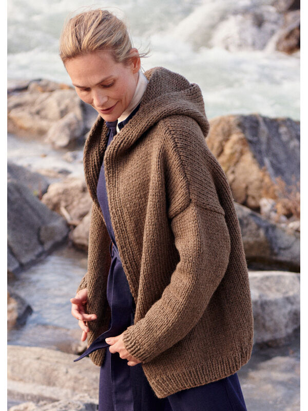 Lana Grossa HÆTTEJAKKE Alta Moda Alpaca