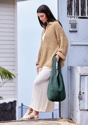 SHOPPING BAG Elastico fra Lana Grossa