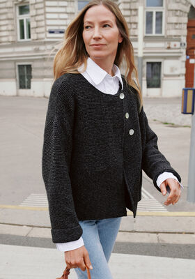 CARDIGAN Cashmere 16 Fine fra Lana Grossa