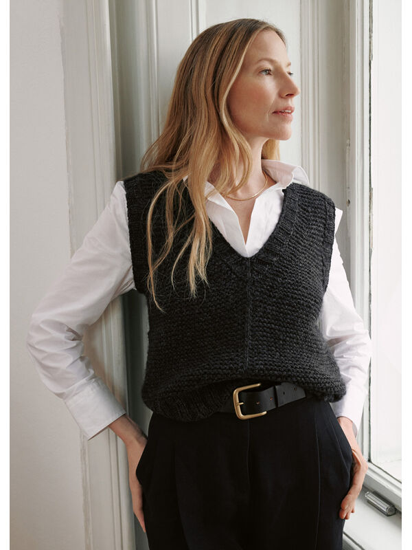 Lana Grossa SLIPOVER Alta Moda Cashmere 16 - Strikkeopskrift (DK)