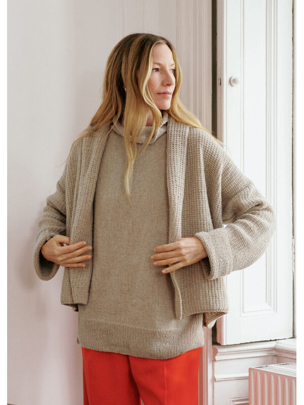 Lana Grossa CARDIGAN Cashmere Verde - Strikkeopskrift (SE)