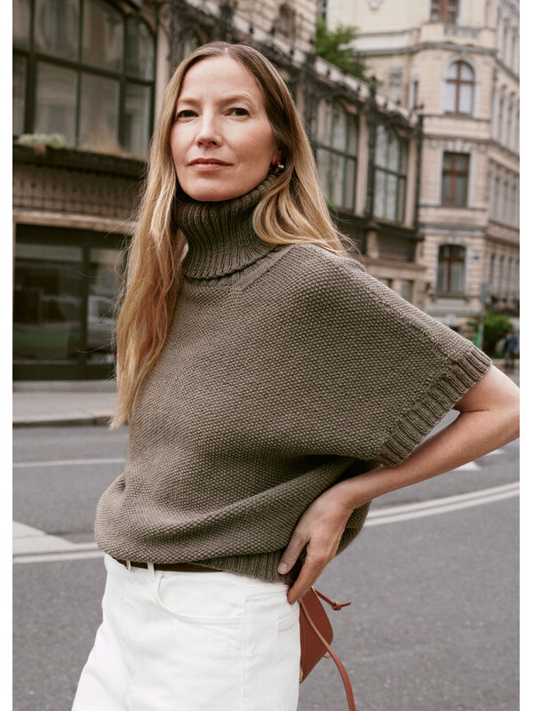Lana Grossa PULLOVER Cool Wool Mélange - Strikkeopskrift (SE)